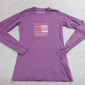 Vintage Sundance Womens Shirt Small Purple Film Festival 2009